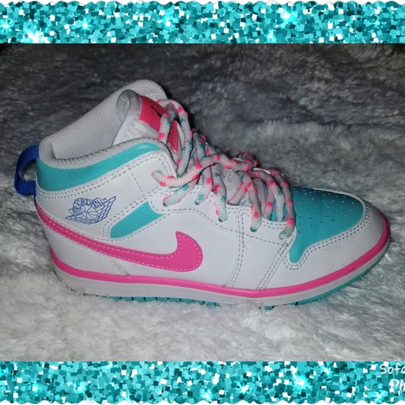 Jordan Other - Air Jordan 1midGS digital Pink #tiktok sensation